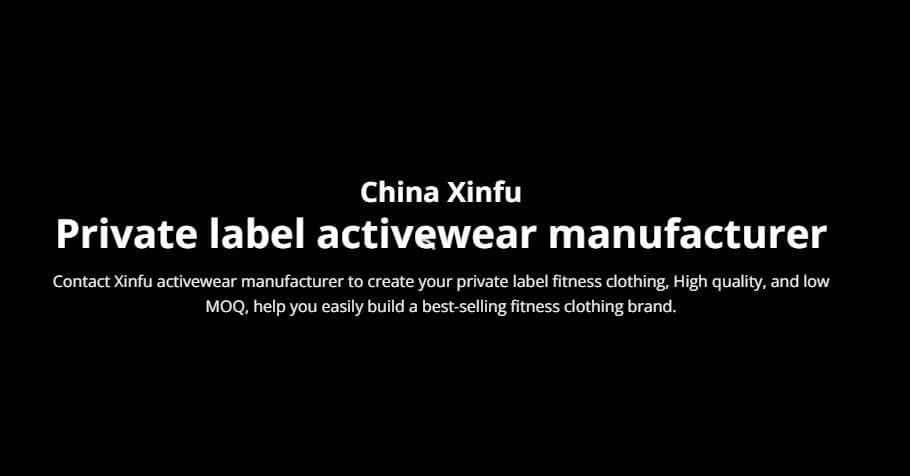 List of 11 activewear manufacturers in China