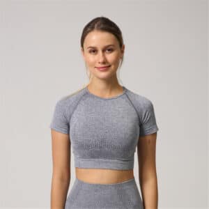 Seamless Short Sleeve Crop Top