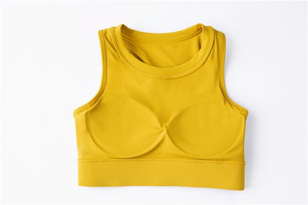 padded adjustable back sports bra
