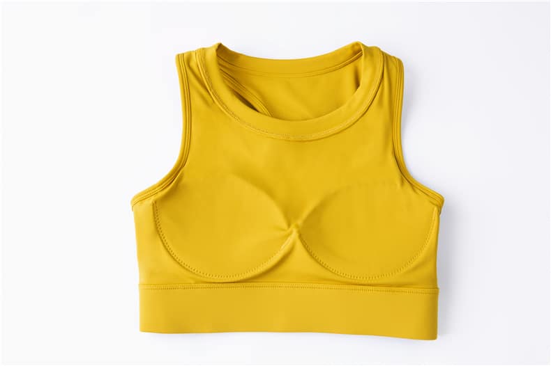 padded adjustable back sports bra