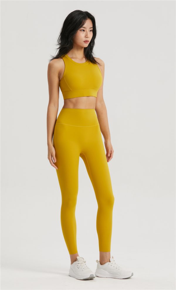 wholesale yellow yoga overall suit