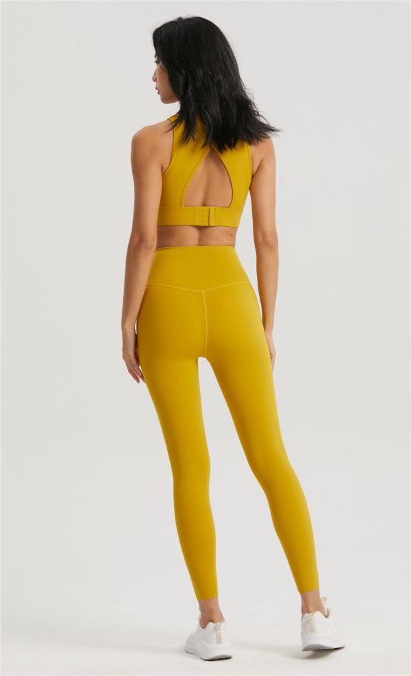 custom yellow yoga overall suit
