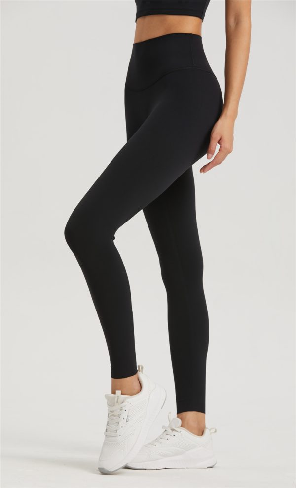 black seamless leggings for women